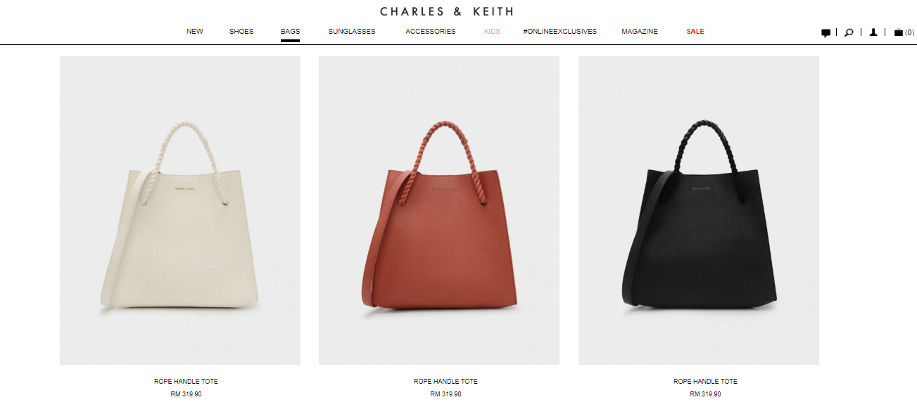 Charles & Keith Sale with Up to 4.5% Cashback | September 2019 Coupons